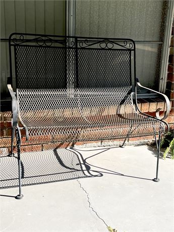 Outdoor Metal Garden Bench*